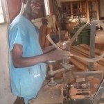 Intérieur de la menuiserie