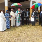 Inauguration du centre de santé mgr léonard à kinkole