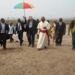 Inauguration du centre de santé mgr léonard à kinkole