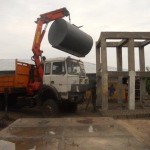 Réservoir d'eau (tank) du centre de santé mgr léonard