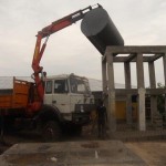 Réservoir d'eau (tank) du centre de santé mgr léonard
