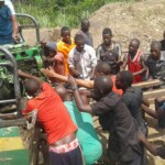 Construction métallique du lit du pont