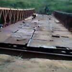 Construction métallique du lit du pont