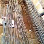 Chargement du matériel de construction