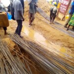 Chargement du matériel de construction