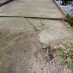 Accès du pont à réparer