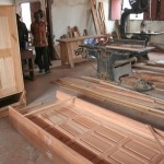 Intérieur de la menuiserie