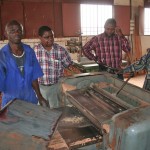 Intérieur de la menuiserie