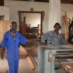 Intérieur de la menuiserie