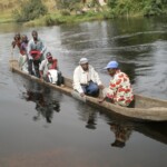 Traversée de la Lutshima avant le pont