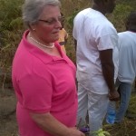 Visite de Madame Pitz et Abbé Robert au plateau