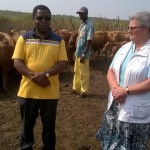 Visite de Madame Pitz et Abbé Robert au plateau