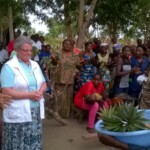Visite de Madame Pitz et Abbé Robert au plateau