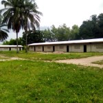 Travaux de construction de l'ecole primaire a Kimbulu