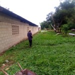 Travaux de construction de l'ecole primaire a Kimbulu