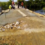 Travaux de réparation du pont de Shamwana (Kimbulu)