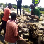 Travaux de réparation du pont de Shamwana (Kimbulu)