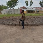 Construction de mur de la clôture de la concession du cpfo à kinkole