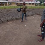 Construction de mur de la clôture de la concession du cpfo à kinkole