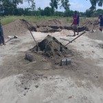 Construction de mur de la clôture de la concession du cpfo à kinkole