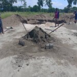 Construction de mur de la clôture de la concession du cpfo à kinkole