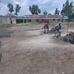 Construction de mur de la clôture de la concession du cpfo à kinkole