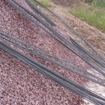 Construction de mur de la clôture de la concession du cpfo à kinkole