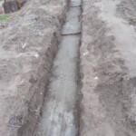 Construction de mur de la clôture de la concession du cpfo à kinkole