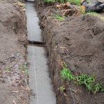 Construction de mur de la clôture de la concession du cpfo à kinkole