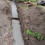 Construction de mur de la clôture de la concession du cpfo à kinkole