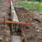 Construction de mur de la clôture de la concession du cpfo à kinkole