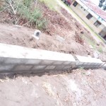 Construction de mur de la clôture de la concession du cpfo à kinkole