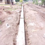 Construction de mur de la clôture de la concession du cpfo à kinkole