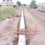 Construction de mur de la clôture de la concession du cpfo à kinkole