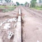 Construction de mur de la clôture de la concession du cpfo à kinkole
