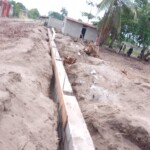 Construction de mur de la clôture de la concession du cpfo à kinkole