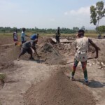 Construction de mur de la clôture de la concession du cpfo à kinkole