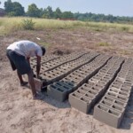 Construction de mur de la clôture de la concession du cpfo à kinkole