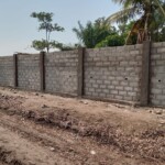 Construction de mur de la clôture de la concession du cpfo à kinkole