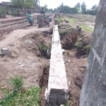 Construction de mur de la clôture de la concession du cpfo à kinkole